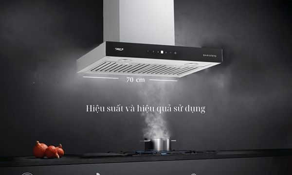 Máy hút mùi Chefs Hiệu suất và hiệu quả sử dụng