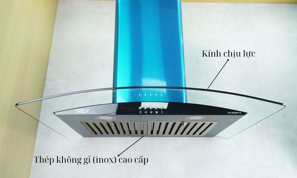 Máy hút mùi chefs có độ bền cao, sử dụng chất liệu tốt